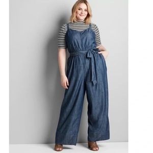 Lane Bryant Denim Jumpsuit Overalls | Size 20